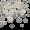 90Pcs 3 Styles Natural Capiz Shell Disc Connector Charms BSHE-MB0001-01-5