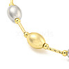 Rack Plating Brass Beaded Necklaces NJEW-P307-07P-2