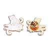 Cat Shape Enamel Pin JEWB-N007-191-1