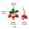 2Pcs Brass Enamel Pendants KK-YW0001-74-3