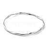 Non-Tarnish Twist 304 Stainless Steel Bangles BJEW-G684-04P-2