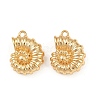 Ocean Theme Brass Charms KK-F902-07B-G-1