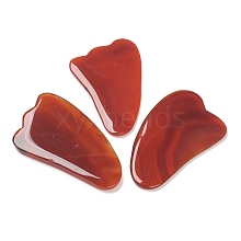 Dyed & Heated Natural Agate Gua Sha Boards AJEW-H112-01