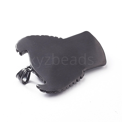 304 Stainless Steel Big Pendants STAS-K191-21B-1