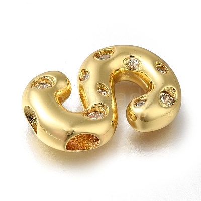 Brass with Cubic Zirconia Pendant X-KK-Q818-03S-G-1