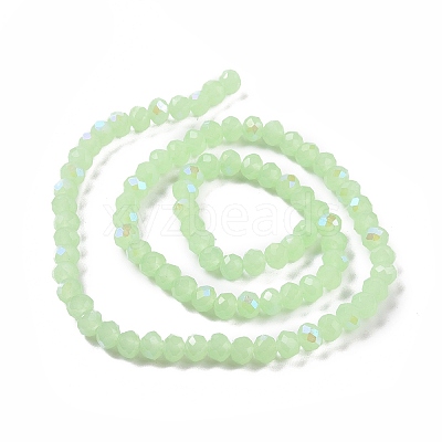 Electroplate Glass Beads Strands EGLA-A034-J6mm-L04-1