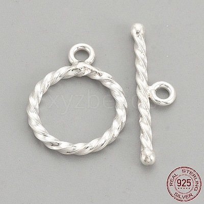 Sterling Silver Toggle Clasps STER-S002-62-1