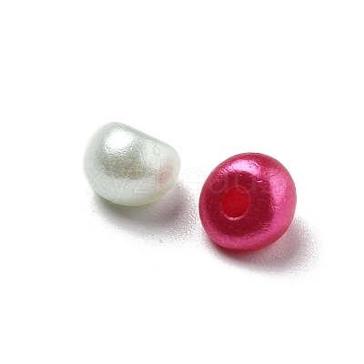 Acrylic Imitation Pearl Beads OACR-D300-01I-1