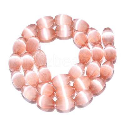 Dyed Natural Selenite Beads Strands G-T138-233I-1