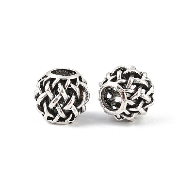 Alloy European Beads PALLOY-S079-011AS-1