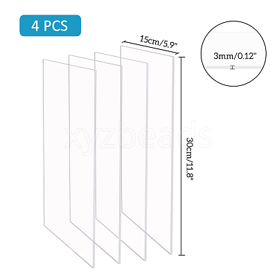 Acrylic Transparent Pressure Plate OACR-WH0003-06A-1