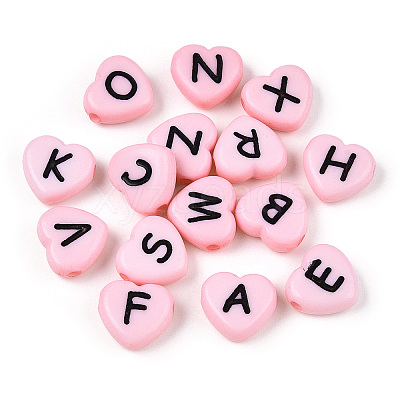 Horizontal Hole Opaque Acrylic Beads SACR-Q126-04D-1