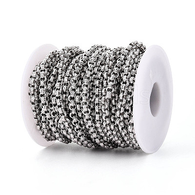 Brass Ring Link Chains CHC-T018-35P-1