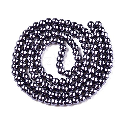Baking Paint Glass Pearl Bead Strands HY-Q003-3mm-73-1