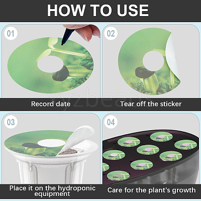 10Pcs Self-adhesive Insect Repellent Sticker AJEW-WH20098-069-1