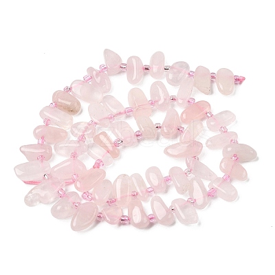Natural Rose Quartz Beads Strands G-L649-D04-02-1