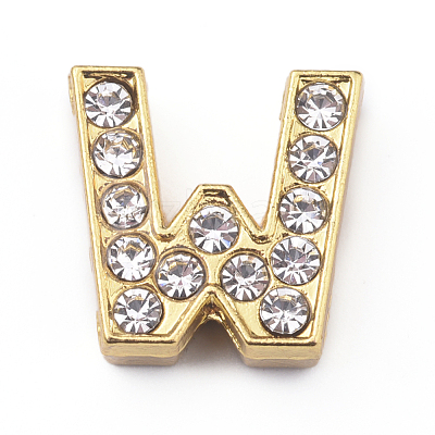 Alloy Slide Charms PALLOY-WH0070-30W-1