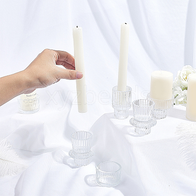 16Pcs 4 Styles Glass Candle Cups AJEW-HY0003-34-1