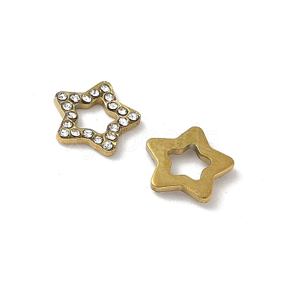 304 Stainless Steel Rhinestone Cabochons STAS-A057-04G-E02-1