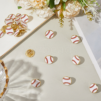 20Pcs Sport Enamel Pins JEWB-SC0001-62B-1
