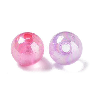 Transparent Acrylic Beads OACR-Z013-20-1
