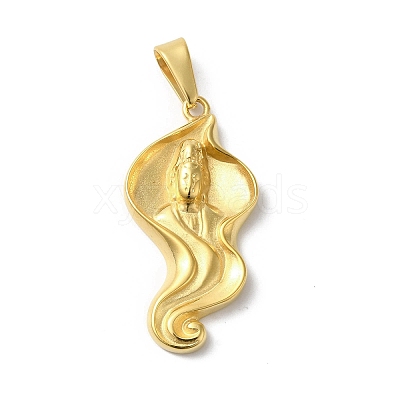 PVD Vacuum Plating 304 Stainless Steel Pendants STAS-B069-29G-1