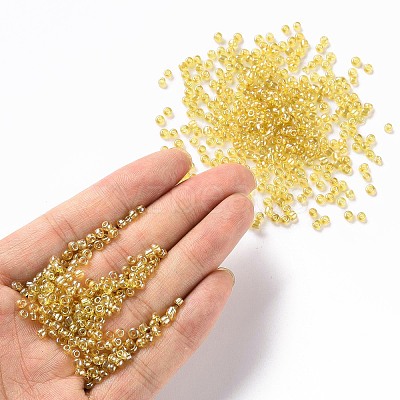 (Repacking Service Available) Glass Seed Beads SEED-C015-3mm-102B-1