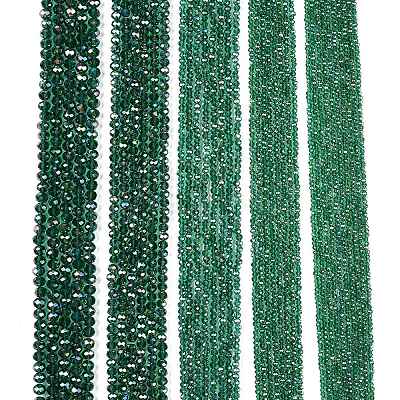 Electroplate Glass Beads Strands LS-EGLA-A044-T3mm-B18-1