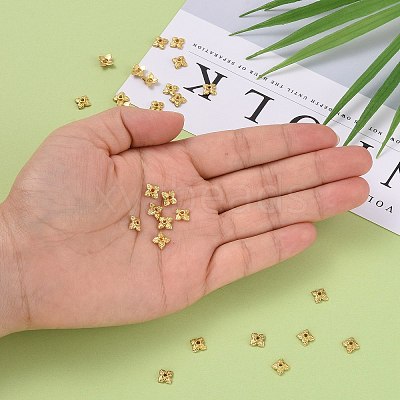 Tibetan Style Alloy Bead Caps TIBEB-Q018-G-FF-1