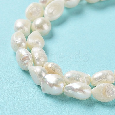 Natural Keshi Pearl Beads Strands PEAR-Z002-19-1