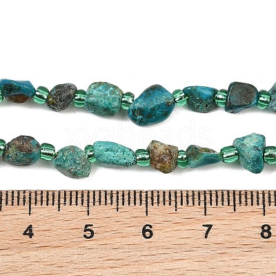 Natural Chrysocolla Beads Strands GG-CBA3A44-C07-01-1