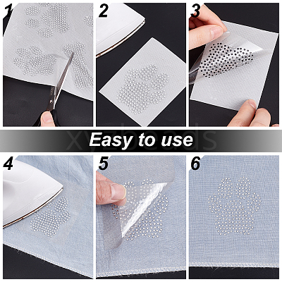 Glass Hotfix Rhinestone DIY-WH0580-82B-1