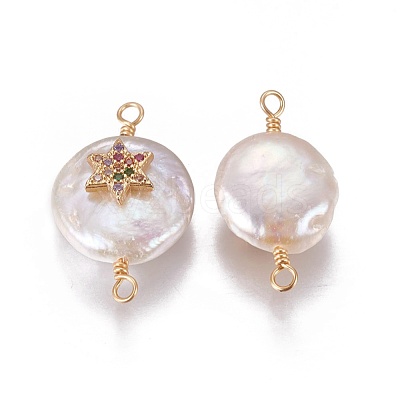 Natural Cultured Freshwater Pearl Pendants PEAR-I005-22D-1