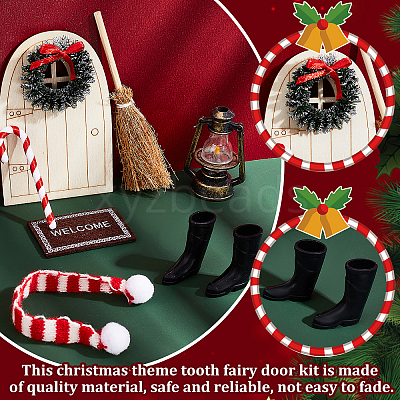 Christmas Theme Mini Display Decoration Kit AJEW-WH0291-32-1