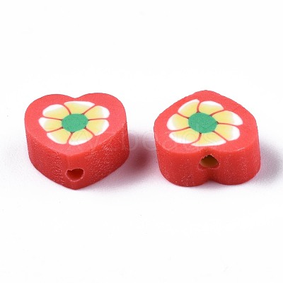 Handmade Polymer Clay Beads CLAY-N011-013C-1