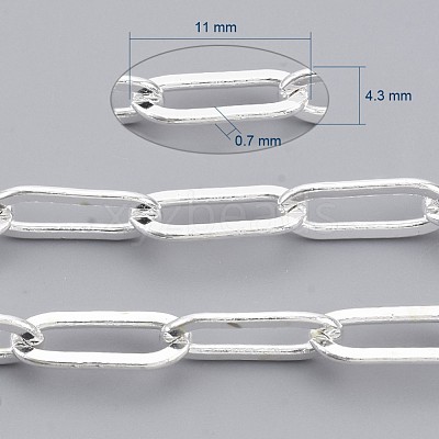 Brass Paperclip Chains X-CHC-S008-001B-S-1
