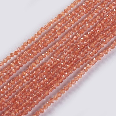 Glass Beads Strands EGLA-E057-02A-10-1