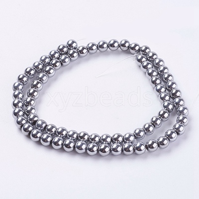 Magnetic Synthetic Hematite Beads Strands X-G-H1097-1-1