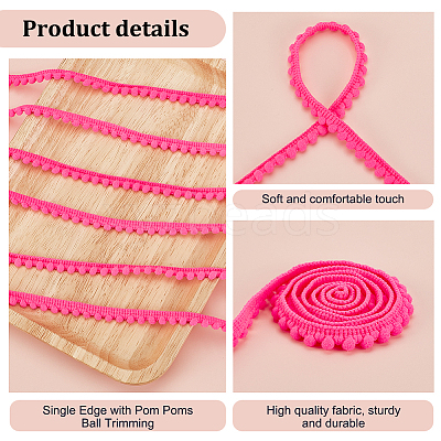 24~25 Yards Polyester Lace Trim OCOR-PH0004-29A-1