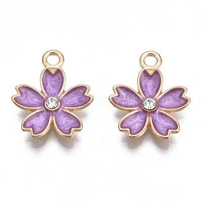 Alloy Enamel Pendants ENAM-N054-57-RS-1