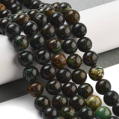 Natural Azurite Beads Strands G-Z063-A04-02-1