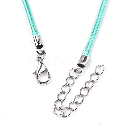 Waxed Cord Necklace Making X-NCOR-T001-12-1