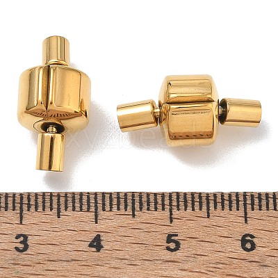 304 Stainless Steel European Clasps with Cord Ends SA-CBABC0F-06G-1