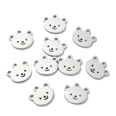 304 Stainless Steel Charms STAS-CJC0008-10P-03-1