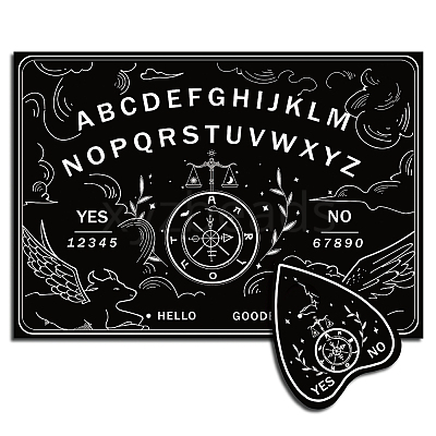 Pendulum Dowsing Divination Board Set DJEW-WH0324-008-1