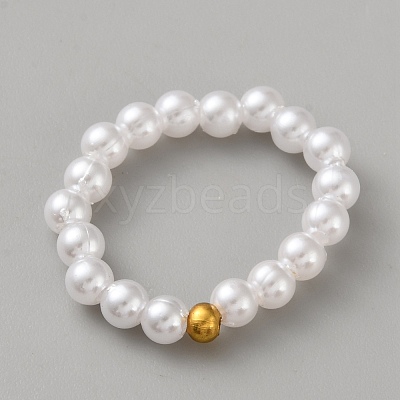 Acrylic Rhinestone Finger Rings RJEW-WH0025-002-1