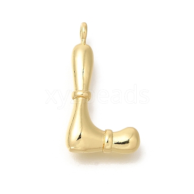 Rack Plating Brass Pendants KK-I722-08G-L-1