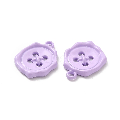 Spray Painted Alloy Pendants FIND-B018-02E-1