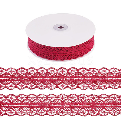 Polyester Lace Ribbon OCOR-TAC0025-008B-1