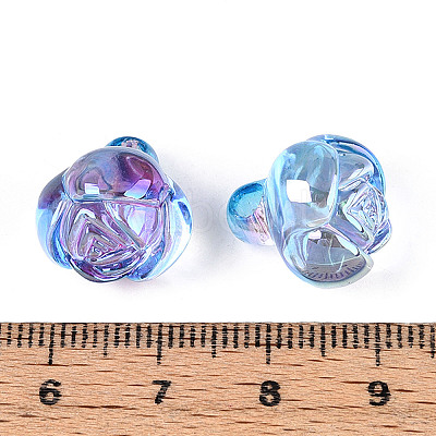 Electroplate Transparent Acrylic Beads LS-PACR-CJC0008-08E-1